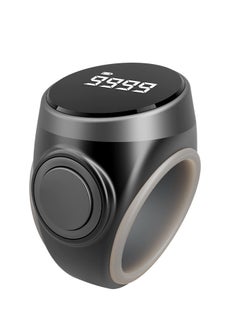 Zikr Ring,Digital Tasbeeh Ring Wearable Counter, Waterproof OLED Display, Maximum Count to 99999,With 3 Compatible Sizes(18mm/ 20mm/ 22mm), Suitable for Muslim Islamic Prayers