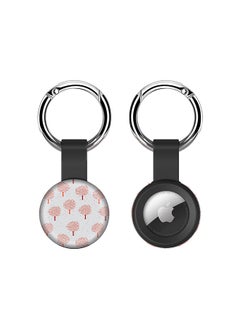 Airtag Case Metal Key Ring with Tough Case for Apple Airtag cover - Orange Fall