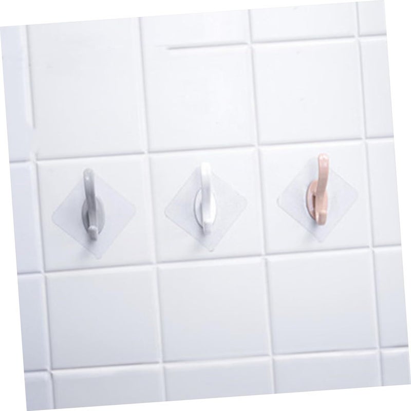 Punch Design Traceless Towel Hooks For Bathroom Moisture Resistant No Tool Needed Transparent Size 1 5Pcs - Image 5