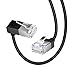 Dutevolns Dutevolns CAT6 a UTP Ethernet Patch Cable 90 Degree Downward Right Angle, rj45 LAN Cable for Mac,PC, Router, Modem,  - Image 2