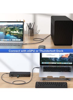 نيو لينك NEOLINK Thunderbolt 4 8K Cable USB 4 Cable 1M [USB-IF Certified, 40Gbps Data Sync, 8K/6K/5K@60Hz 4K@144Hz, 240W PD3.1 Fast Charging], USB C Thunderbolt Cable for MacBook Pro, PSSD, Monitor  - Image 4