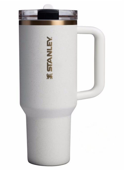 Quencher ProTour Flip Straw Tumbler with Leakproof Lid 40 oz | Built-In Straw & Handle | Cupholder Compatible for Travel | Insulated Stainless Steel Cup | BPA-Free