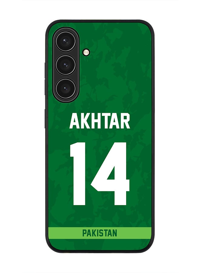 Stylizedd For Samsung Galaxy S25+ / S25 Plus 5G Case,Slim fit Camera Protection, Shockproof Thin Phone cover  - Pakistan Shoaib Akhtar, Jersey No 14 - Image 1