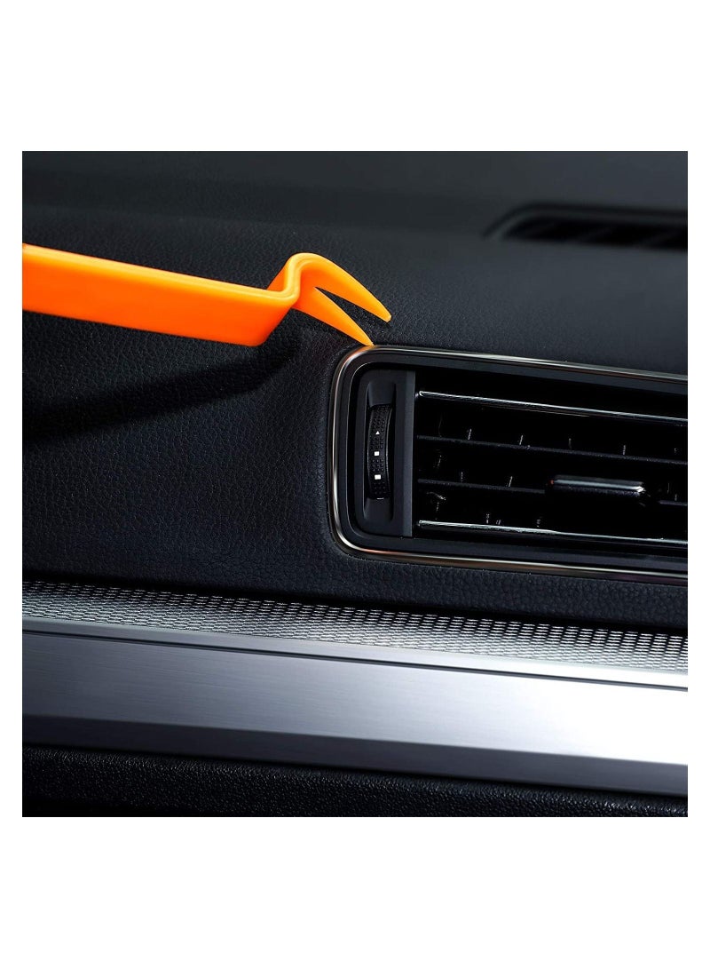 4Pcs Auto Plastic Removal Pry Tool Set, Orange Trim for Car Panel Dash, Radio, Door, Terminal Interior Accessories Kit Professional grade - Image 5