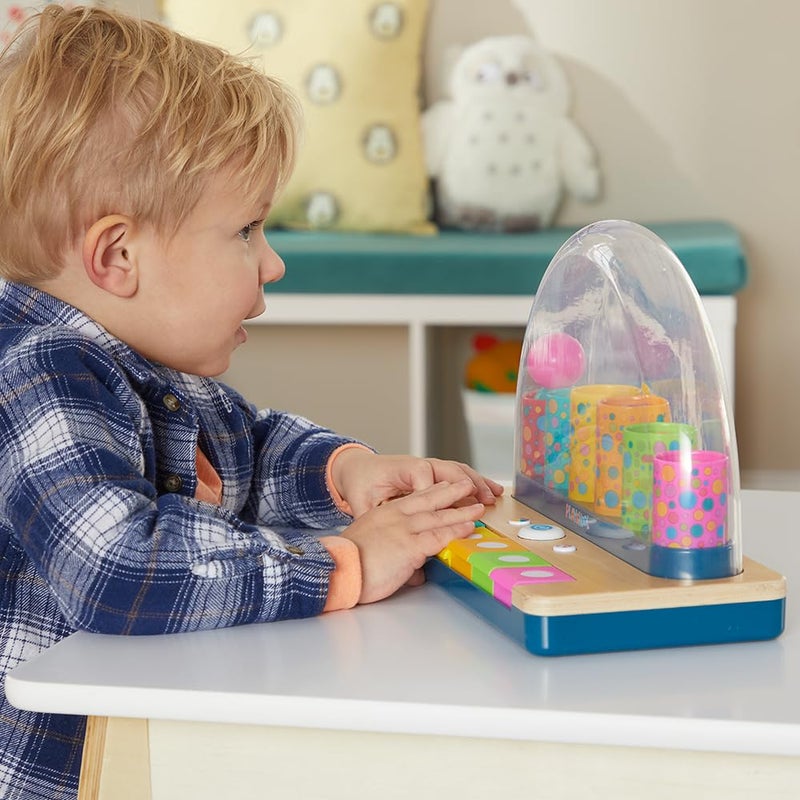 Playskool Little Wonders Pop-A-Tune - Toy - Colorful Tubes & Keys Teach Cause & Effect - Silly Sounds and Classic Piano - for 12 Months+ - Image 2