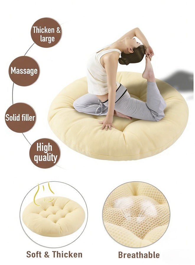 40*40CM Thicken Chair Cushion Solid Chair Seat Cushion Chair Pad Pillow Seat Soft Tatami Floor Cushion for Yoga Meditation Living Room Balcony Office Outdoor - Image 3