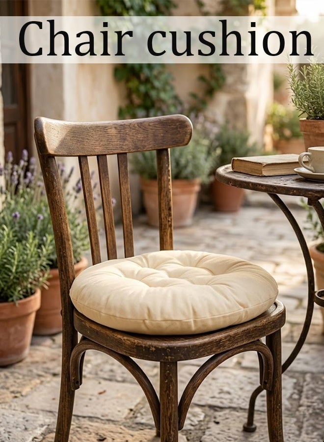 40*40CM Thicken Chair Cushion Solid Chair Seat Cushion Chair Pad Pillow Seat Soft Tatami Floor Cushion for Yoga Meditation Living Room Balcony Office Outdoor - Image 1
