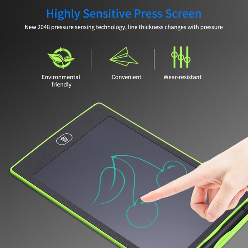 LCD Writing Tablet 8.5 Inch Doodle Drawing Pad Handwriting Board with Stylus Lock Button for Toddler Kids Office Educational and Learning Toy Gifts for 3-6 Years Old Boy Girls Children's Day - Image 5
