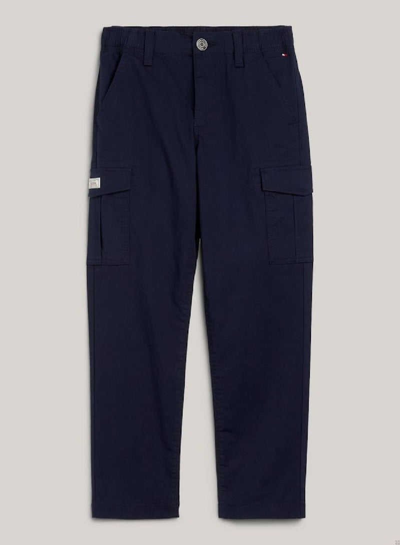 TOMMY HILFIGER Monotype Straight Leg Cargo Trousers - Image 3