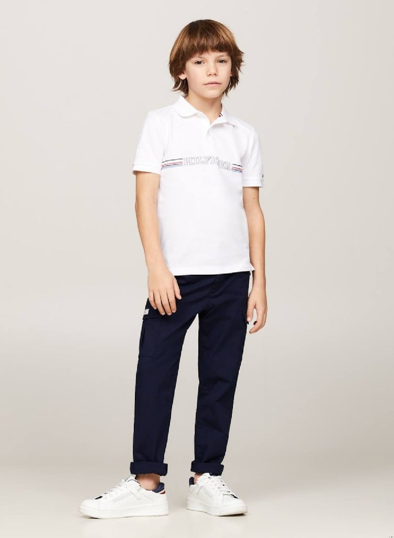 TOMMY HILFIGER Monotype Straight Leg Cargo Trousers - Image 1