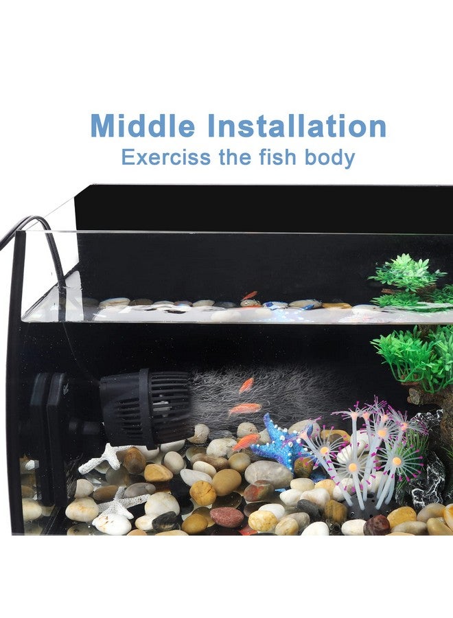 hygger 1050 GPH Aquarium Wave Maker Pump with Strong Magnetic Suction Base, Ultra-quiet 360 Degree Rotating Submersible Power Head, for 20-60 Gal Freshwater Saltwater Tank - Image 5