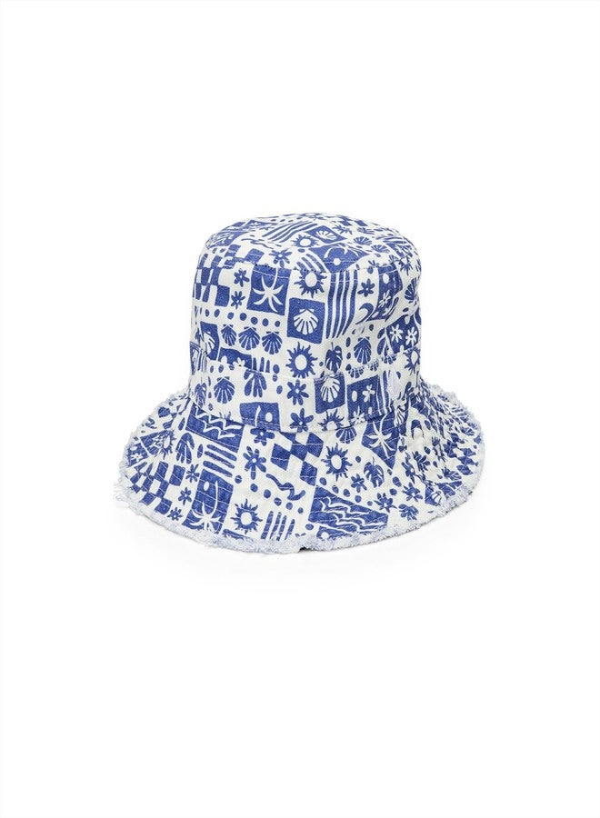 Volcom Women's Drifter Bucket Hat True Blue One Size - Image 1