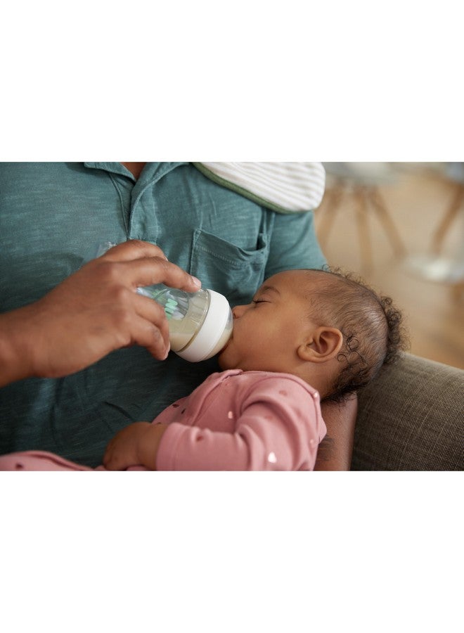 نوك حلمات رضاعة الأطفال من NUK Simply Natural - تدفق متوسط، سيليكون، فائقة النعومة، نظام هواء مضاد للمغص، خالية من مادة BPA، عبوة من قطعتين - Image 4