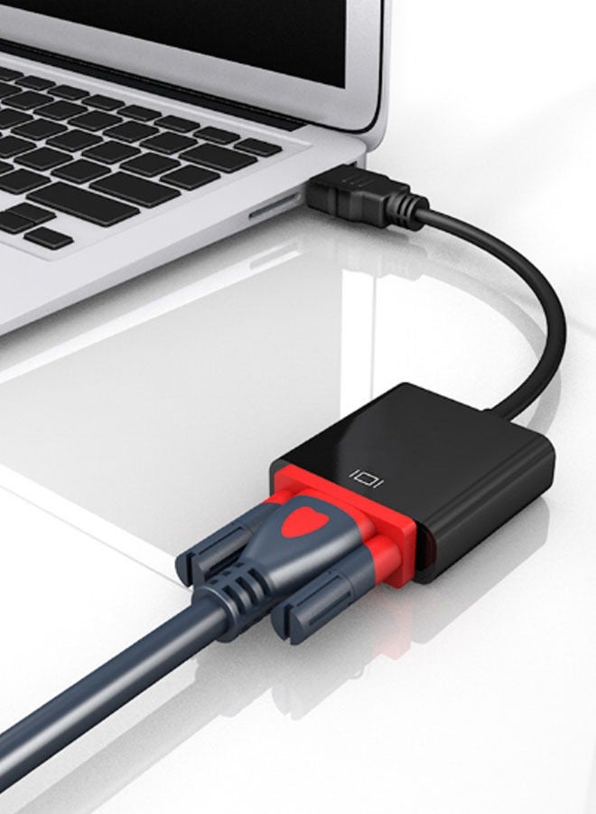 كابل محول HDMI إلى VGA بدقة 1080P من الذكور إلى الإناث لجهاز الكمبيوتر وأجهزة الدي في دي وأجهزة التلفزيون عالية الوضوح والكمبيوتر المحمول، برو لينك-H2V. - Image 4