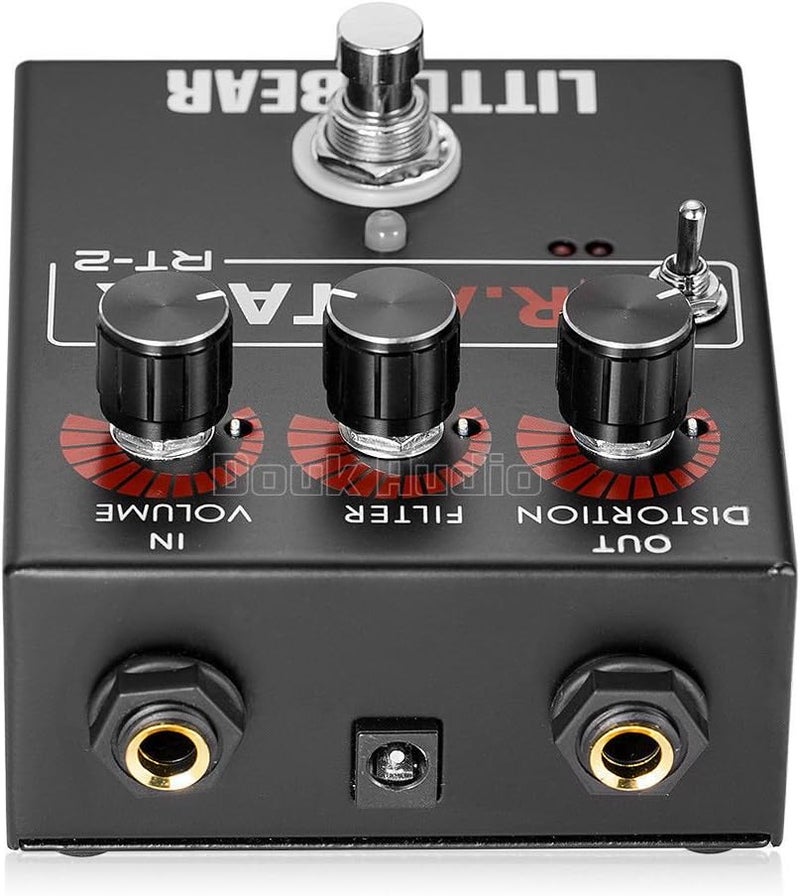 Nobsound Little Bear 3 Rat Tack Guitar Bass Distortion Effector Effect Stomp Box Fuzz Pedal LED - Image 5