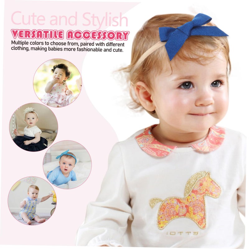 12Pcs Baby Headbands Elastic Hair Bands For Newborns Toddlers Boys Girls - Image 4
