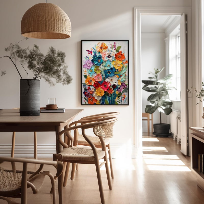 Poster Master Flower Poster - Wildflower Print - Watercolor Art - Botanical Art - Gift for Men, Women & Florist - Floral Wall Decor for Living Room, Bedroom or Flower Shop - 8x10 UNFRAMED Wall Art - Image 5