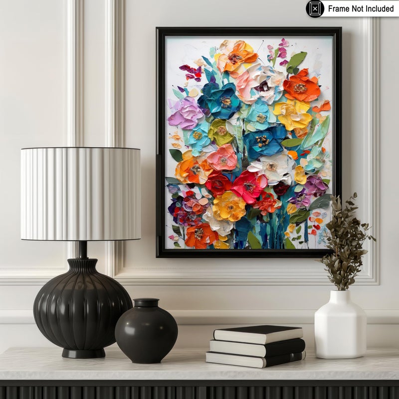 Poster Master Flower Poster - Wildflower Print - Watercolor Art - Botanical Art - Gift for Men, Women & Florist - Floral Wall Decor for Living Room, Bedroom or Flower Shop - 8x10 UNFRAMED Wall Art - Image 3