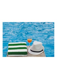 Bliss Casa 2-Pieces Oversized Beach Towels Extra Large 100% Cotton Summer Pool Cabana Stripe Highly Absorbent And Soft Towel  - Image 4