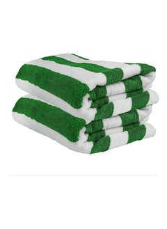 Bliss Casa 2-Pieces Oversized Beach Towels Extra Large 100% Cotton Summer Pool Cabana Stripe Highly Absorbent And Soft Towel  - Image 2