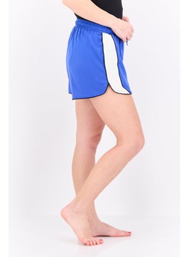 Ellesse Women Brand Logo Beachwear Short, Blue  - Image 2