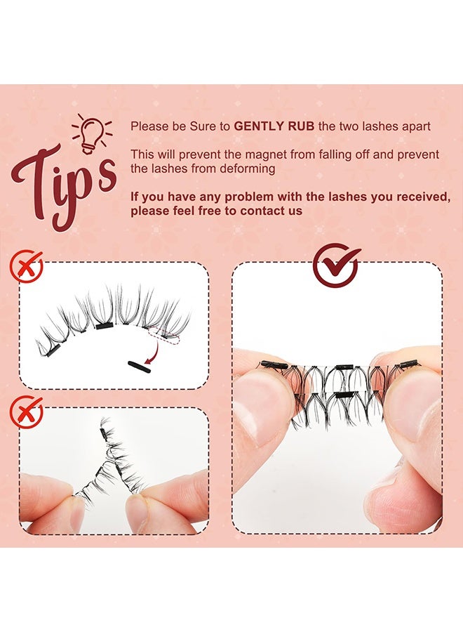 Magnetic-Lashes Kit with Applicator, Magnetic Eyelashes No Glue or Eyeliner Needed, Reusable, Easy to Wear and Remove - Image 5