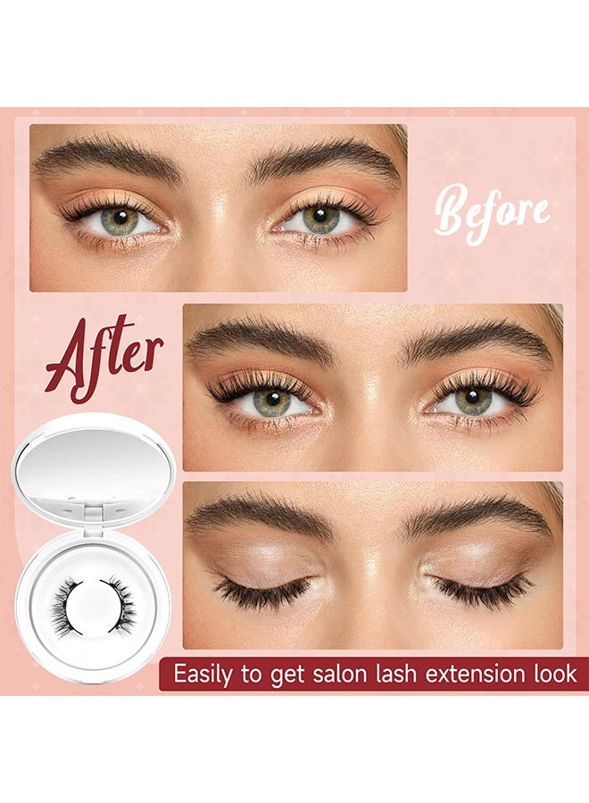 Magnetic-Lashes Kit with Applicator, Magnetic Eyelashes No Glue or Eyeliner Needed, Reusable, Easy to Wear and Remove - Image 4