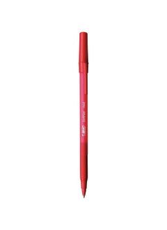 Bic Sgsm11Rd Soft Feel Stick Ballpoint Pen Red Ink 1Mm Medium Dozen  - Image 5