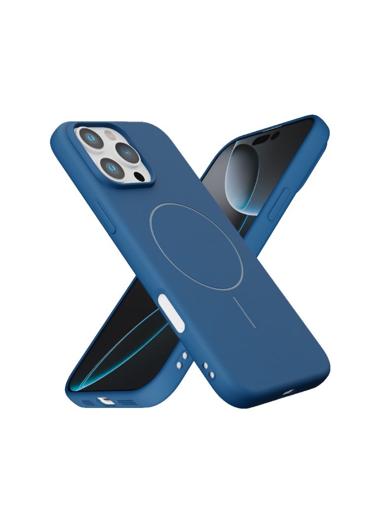 DUSALA Magnetic for iPhone 17 Pro Max Case [Compatible with MagSafe] [Soft Anti-Scratch Microfiber Lining],Premium Silicone Phone Case - Image 4