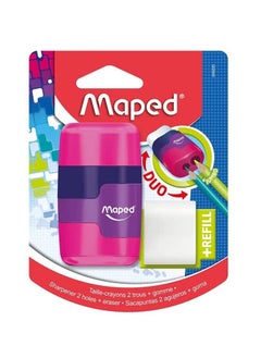 Maped Loopy Eraser Sharpener Combo With Eraser Refill (Color May Vary)  - Image 2