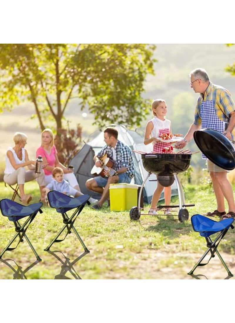 Vishal Smart Mall VishAl smart MAll Folding Four-pod Stool Portable Four Leg Fishing Stool for Outdoor Camping (Green)  - Image 2