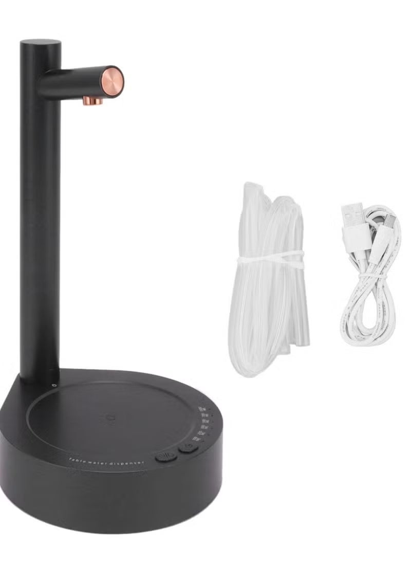 Desktop Water Bottle Dispenser USB Charging Black - Image 1