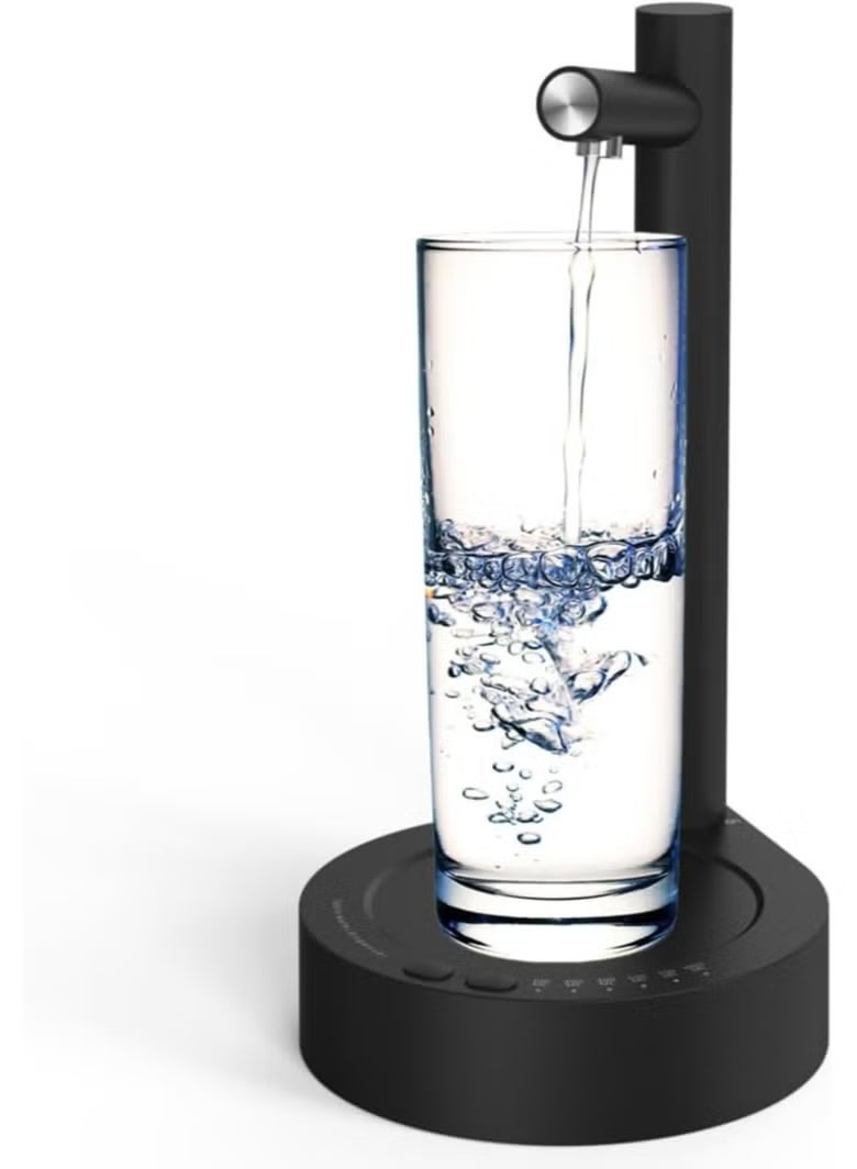 Desktop Water Bottle Dispenser USB Charging Black - Image 3