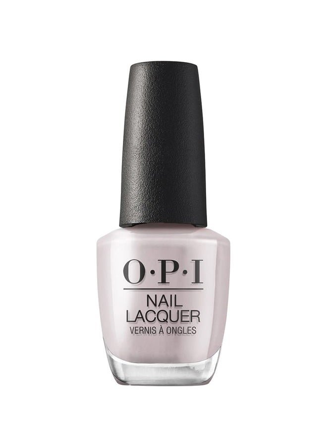 OPI Nail Lacquer Peace of Mined | Sheer Soft Gray Crème Chip Resistant Nail Polish | Vegan, Fast Drying, Streak Free - Image 1