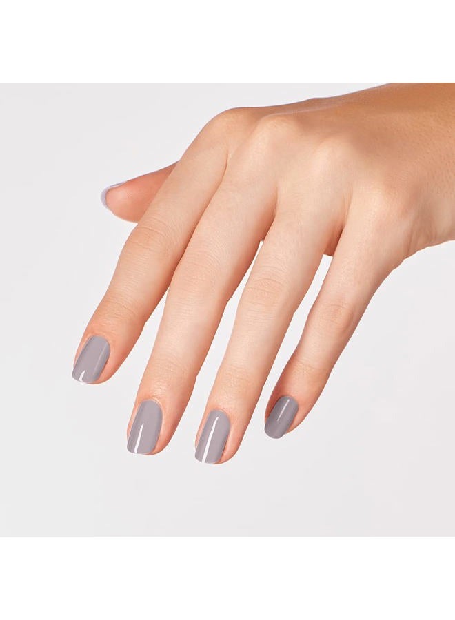 OPI Nail Lacquer Peace of Mined | Sheer Soft Gray Crème Chip Resistant Nail Polish | Vegan, Fast Drying, Streak Free - Image 3