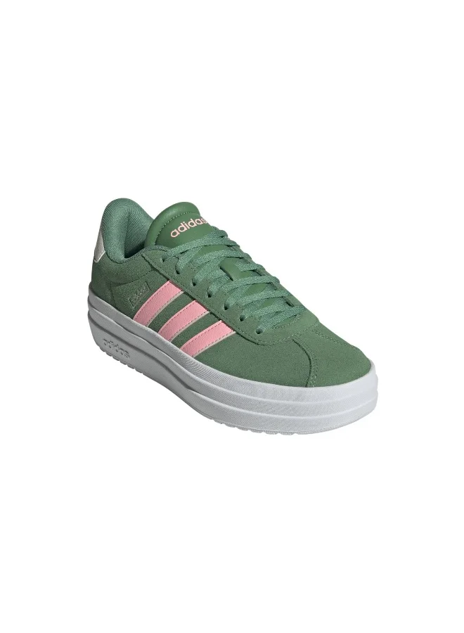 Adidas Vl Court Bold Green Sportwear Shoes 3.5