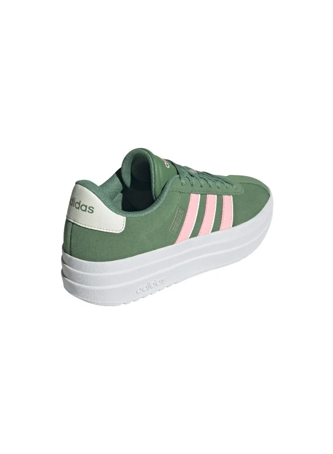 Adidas Vl Court Bold Green Sportwear Shoes 3.5