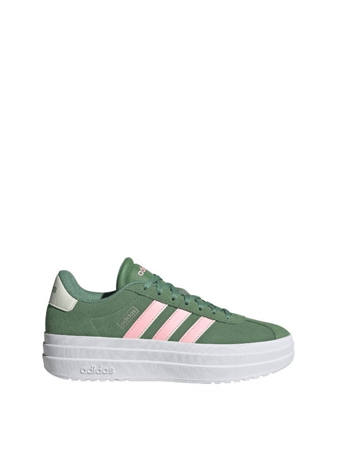 Adidas Vl Court Bold Green Sportwear Shoes 3.5  - Image 2