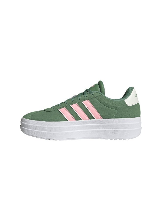 Adidas Vl Court Bold Green Sportwear Shoes 3.5  - Image 5