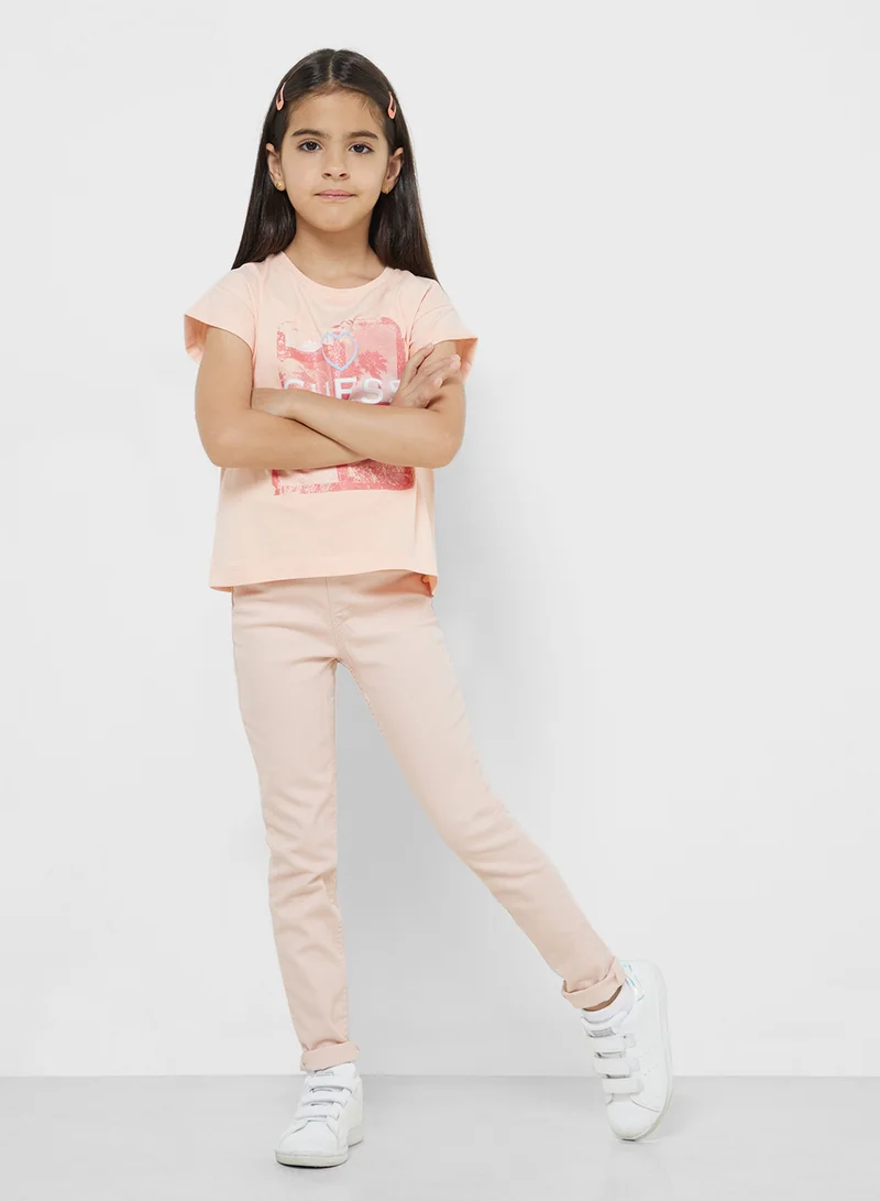 جس Kids Logo T-Shirt