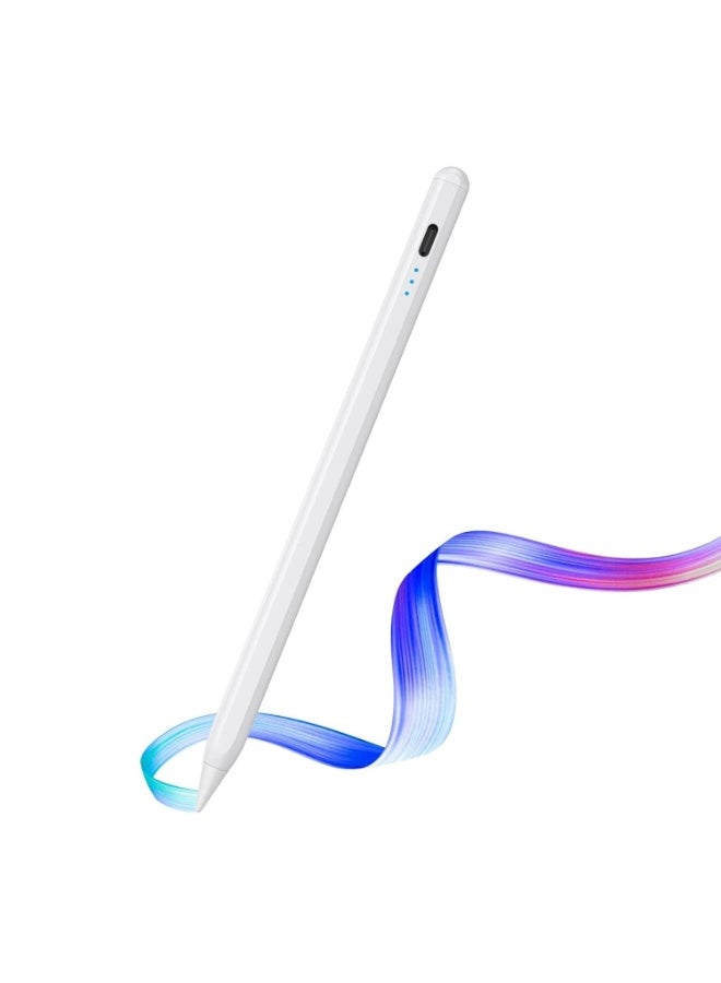Magnetic Active Stylus Pen with Palm Rejection and Tilt, High Sensitivity Pencil for iOS, Android, Windows Tablets and Smartphones - Image 1