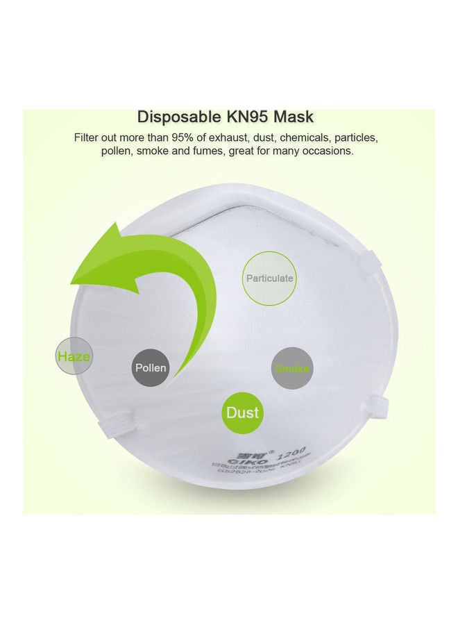 NIBEMINENT 10-Piece Disposable KN95 Mask - Image 3