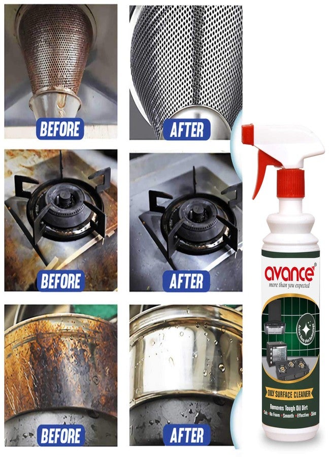 Avance Kitchen De-Greaser & Steel Tap limescale Remover (Combo Each 500ml) - Image 2