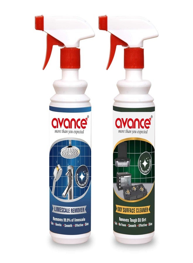 Avance Kitchen De-Greaser & Steel Tap limescale Remover (Combo Each 500ml) - Image 1