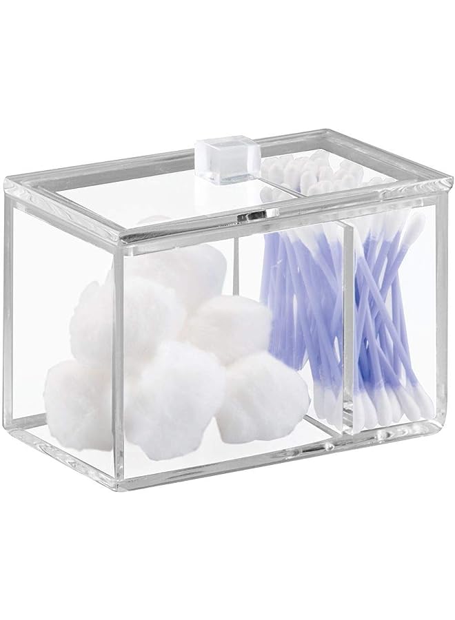 Raxoom Clarity Wall Mount Nail Polish Storage Rack with 3 Shelves for Bathroom, Vanity, Closet, Bedroom, Set of 1, Canister - Image 1