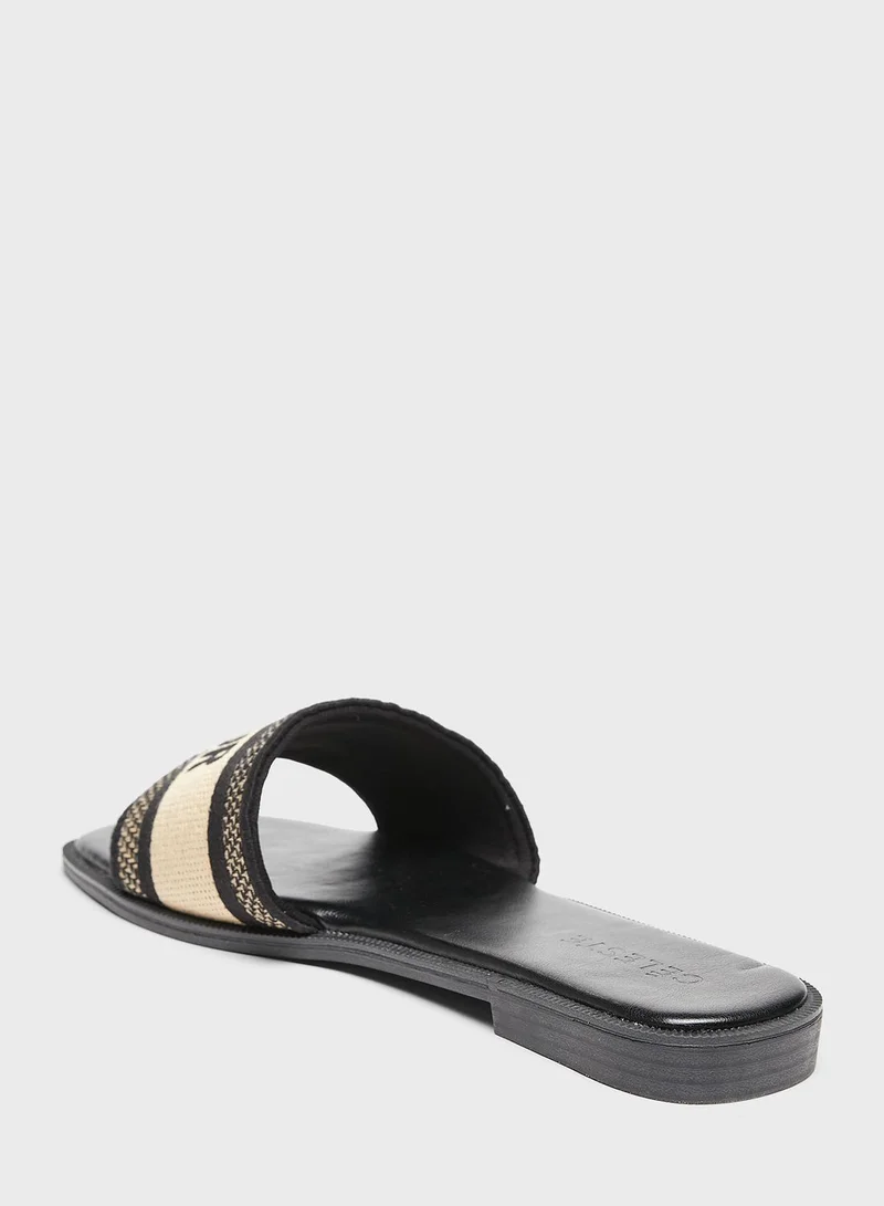 Celeste One Strap Flat Sandals