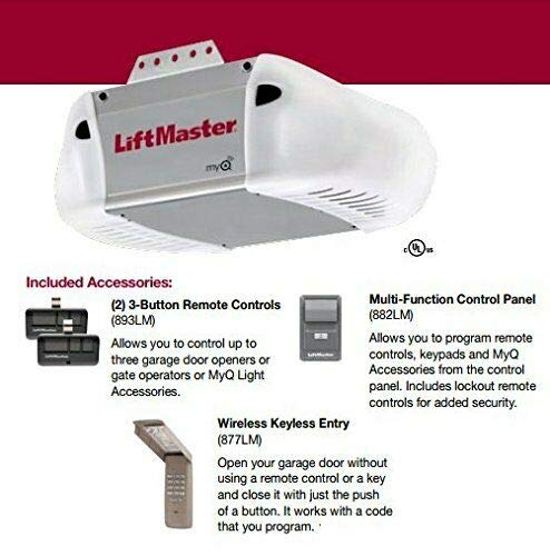 LiftMaster 8365-267 / 3265 Premium Series 1/2 HP Chain Drive NO RAIL ASSEMBLY - Image 2