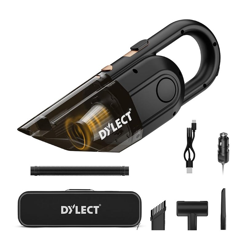 Dylect Cordless Vacuum Cleaner for Car&Home|3X Powerful Suction,16000Pa|Dual Mode-Wireless,Wired|6000Mah Battery|Bldc Technology||Washable Stainless Steel Hepa Filter|Copper Winding,0.5 Liter - Image 1