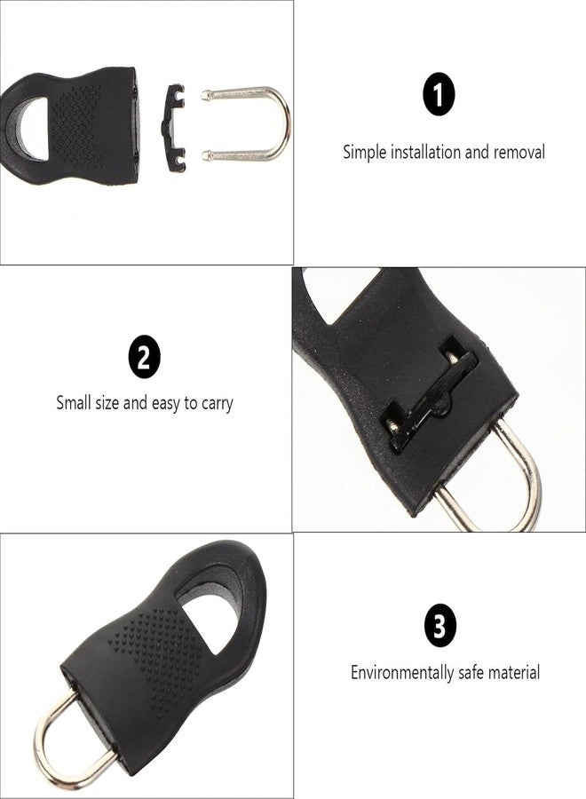 Zipper Pulls Replacement Kit – Universal Detachable Zipper Puller, Quick Install Zip Heads for Jackets, Bags, Purses, Luggage, DIY Repair, Pack of 10 - Image 3