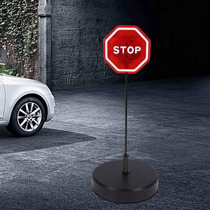 Ejoyous LED Parking Stop Sensor with Adjustable Stand and Flashing Stop Sign - Image 4